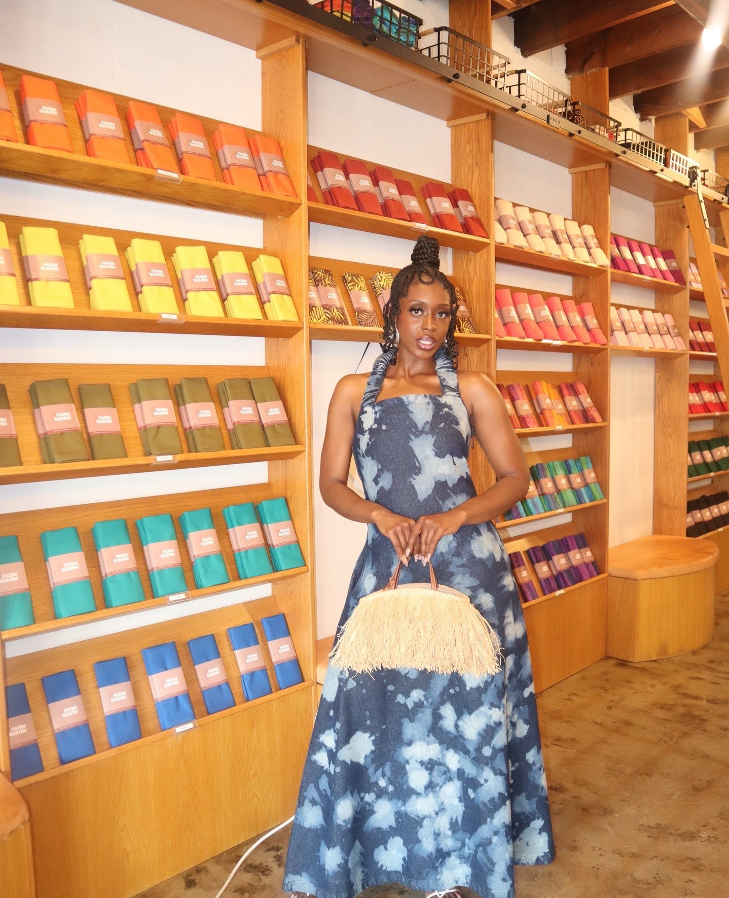 In love with this tie dye maxi denim dress 😍 and the fringe bag is perfect!

#LTKItBag #LTKStyleTip