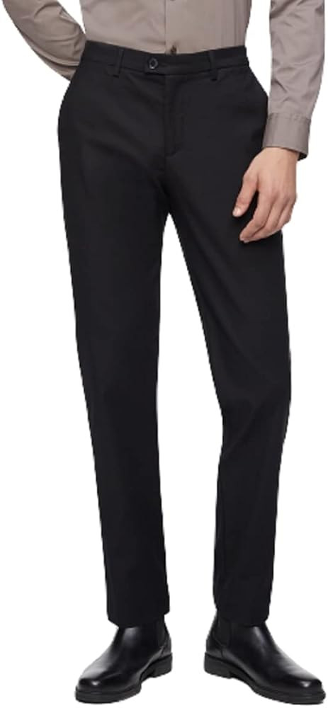 Calvin Klein Men's Modern Stretch Wrinkle Resistant Chino Pants in Slim Fit | Amazon (US)