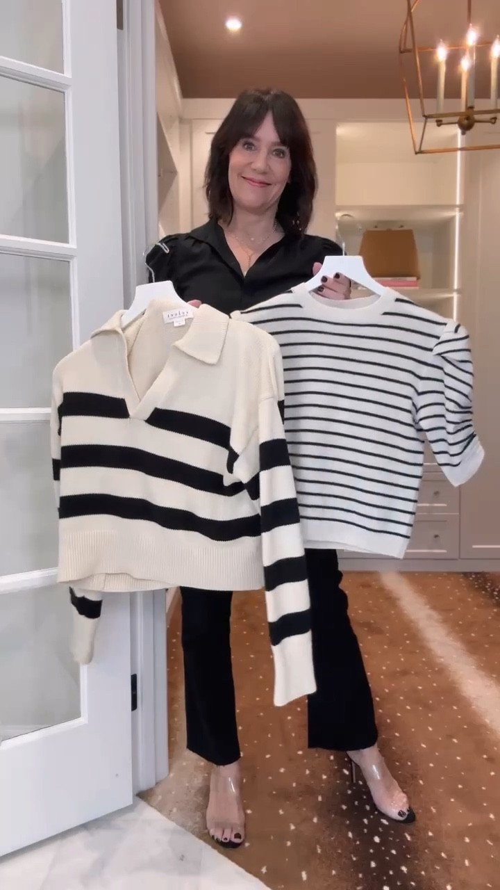 Stripe sweaters are everywhere right now, and I found both of these @bloomingdales ! #sponsored #bloomingdales

#SoSusie

#LTKSeasonal #LTKstyletip #LTKFind