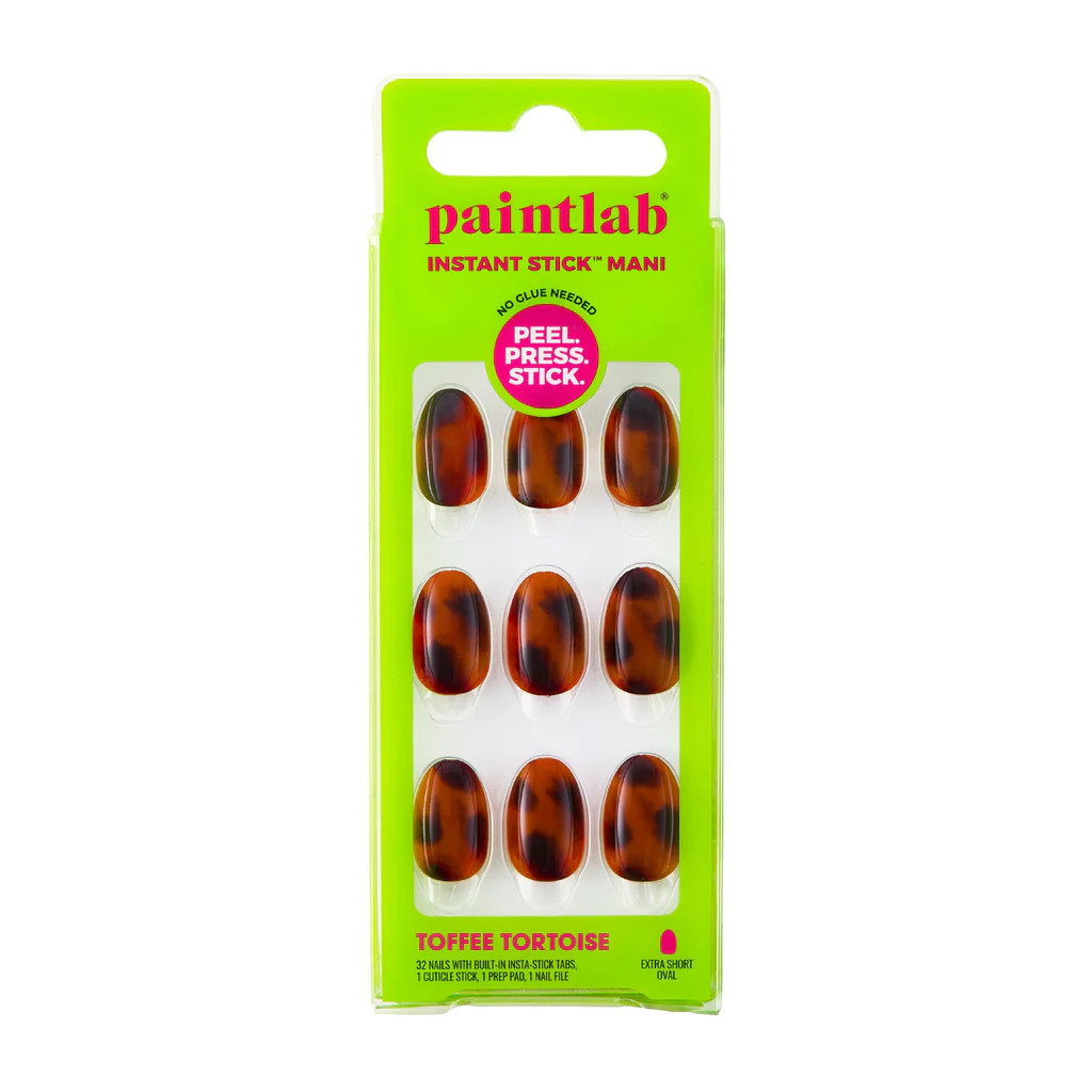 Toffee Tortoise Insta-Stick Mani | PaintLab