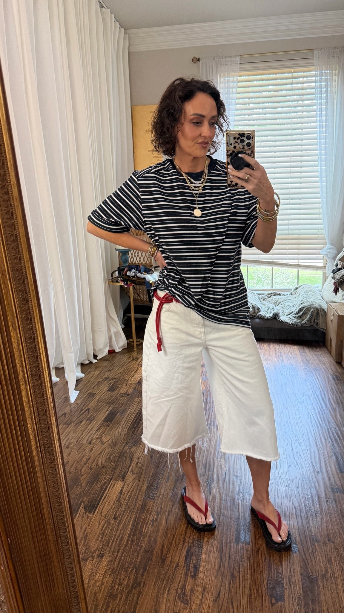 Comfy casual and just swap with some heels to elevate the look 
Xs top
2 shorts

#LTKOver40 #LTKootd #LTKgrwm