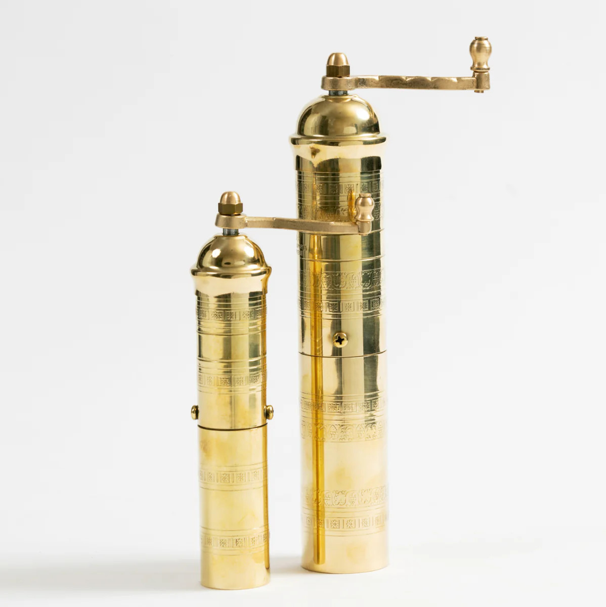 Brass Coffee and Spice Mill | Stoffer Home