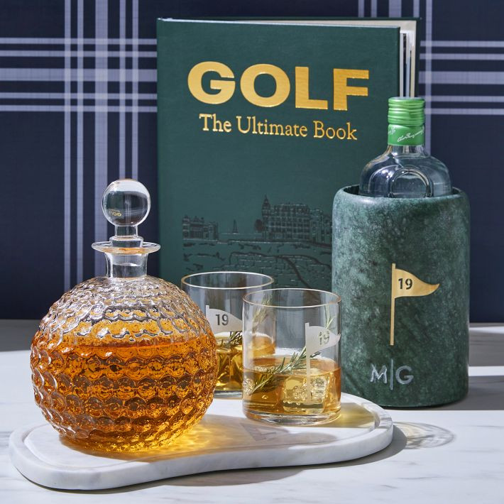 Golf Ball Decanter and Glasses Set | Mark and Graham