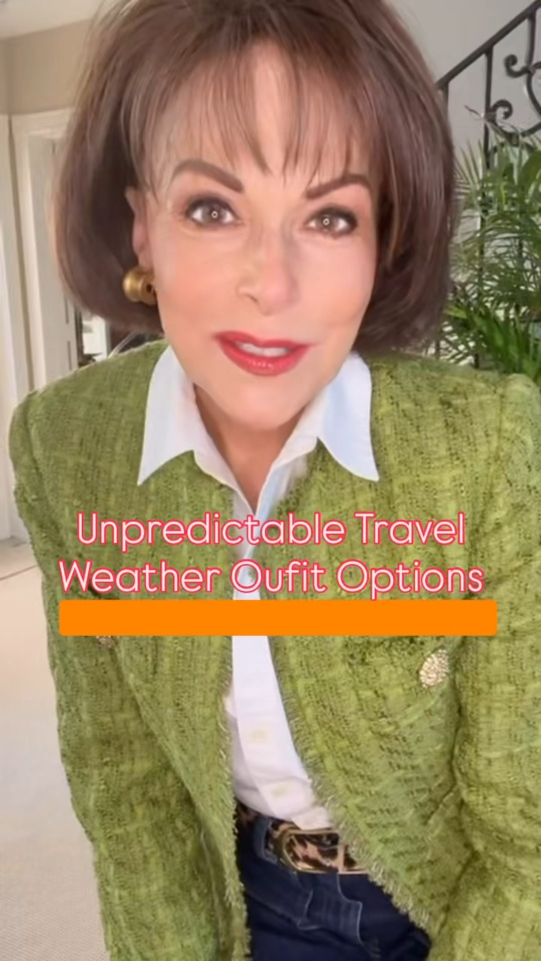 Packing for Thanksgiving just got a whole lot easier… Even when the weather can change on a dime! One (or2) pairs of jeans… Four polished looks you can wear from prepping for Thanksgiving to dinner reservations 🍂 
When you build outfits from a strong base, your holiday capsule becomes effortless, especially for a long weekend where you want to look chic, not overpacked. Here’s how I styled my options for any kind of weather Thanksgiving day.

👖Look 1:  Classic wide leg jeans + white button down paired with leopard flats - or sneaks!
🍁 Look 2:  add a tweed inspired jacket for a polished, Parisian fall vibe
🖤  Look 3:  Swap in a leather vest for an elevated, modern edge with boots
🐆. Look 4:  Finish with a flowing, animal print blouse for dinner or cocktails.

Each look is simple, stylish, and easy to mix and match….Exactly what any Thanksgiving holiday calls for.

✨ Want more holiday packing and styling tips?
Save this reel for your Thanksgiving travel prep, follow @SusanBigsby for outfit ideas you can actually use, and tap the link in bio for shoppable holiday favorites.

#thanksgivingoutfits #susanbigsbystyle #falloutfitideas #thanksgivingtrip #fallstyleguide


#LTKTravel #LTKdayinmylife #LTKSeasonal