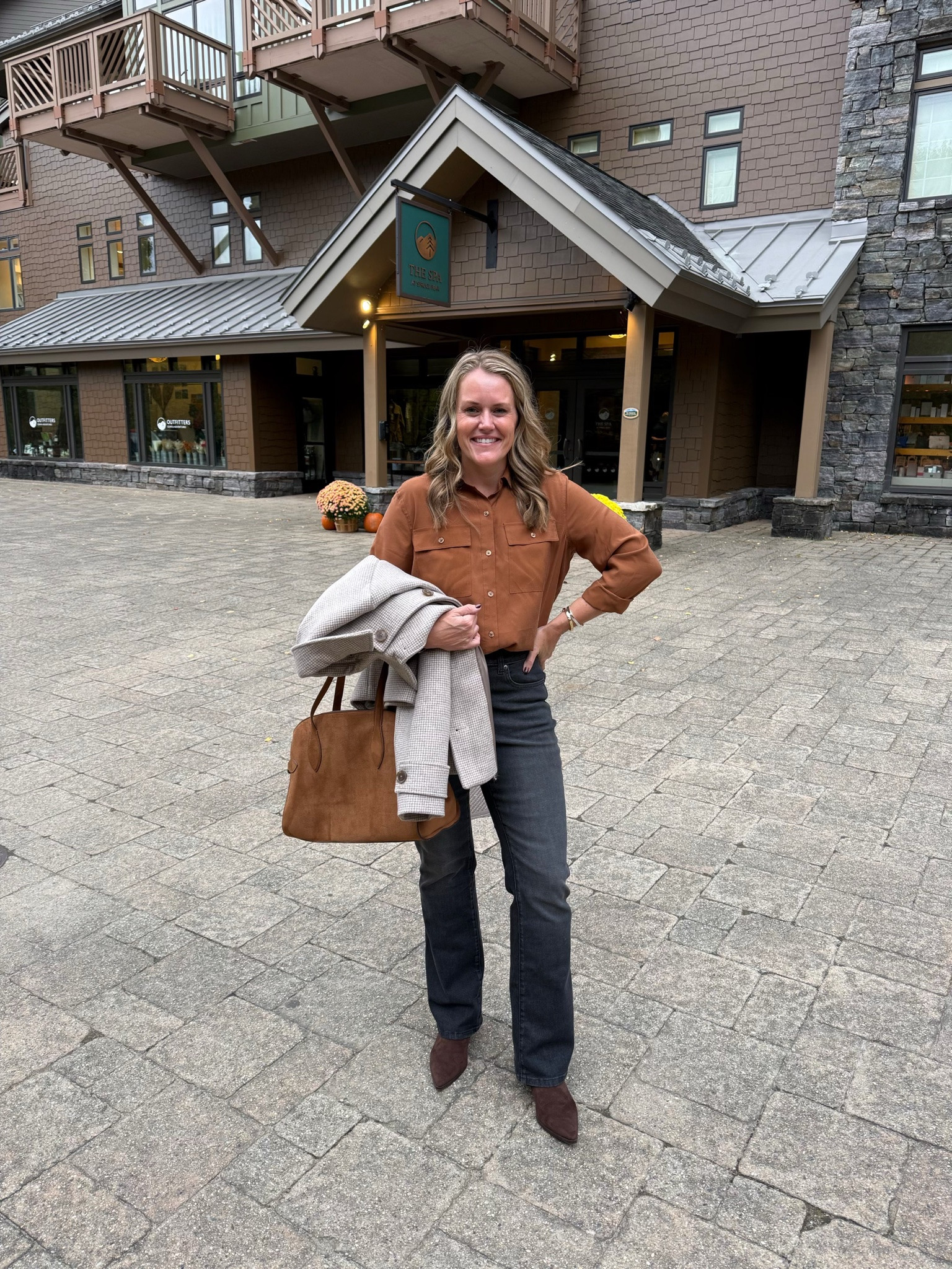 Cute fall outfits 
Fall fashion denim jeans polka dots boots trendy outfit

#LTKootd #LTKmomlife #LTKgrwm