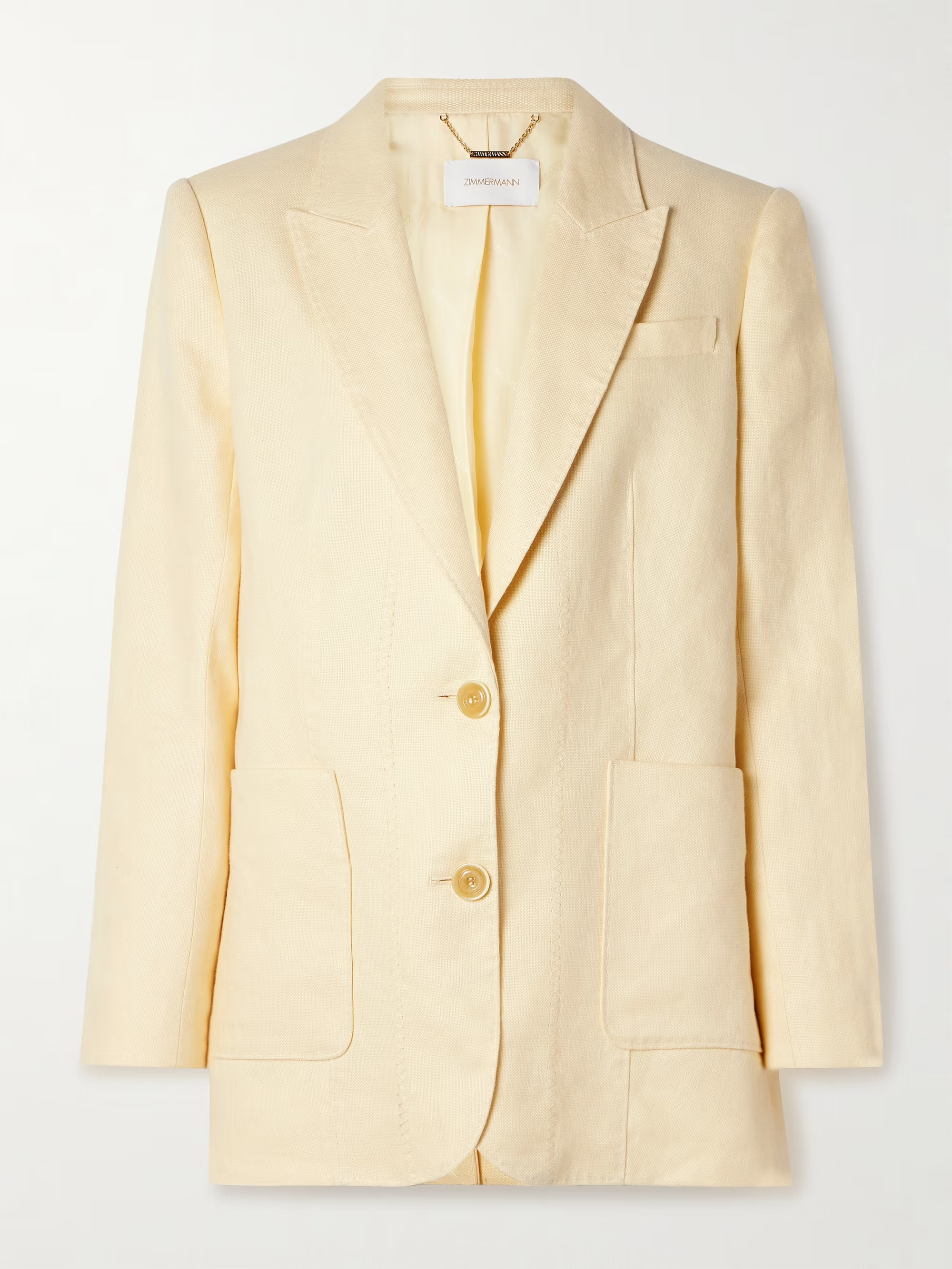 Illuminate linen blazer | NET-A-PORTER (UK & EU)