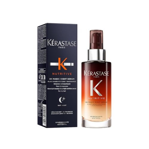 Kérastase Nutritive Nourishing Hair Serum with Niacinamide, Overnight Leave-In Treatment for Dry Hair, Lightweight and Non-Greasy, 8H Magic Night Serum, 90 ml | Amazon (UK)