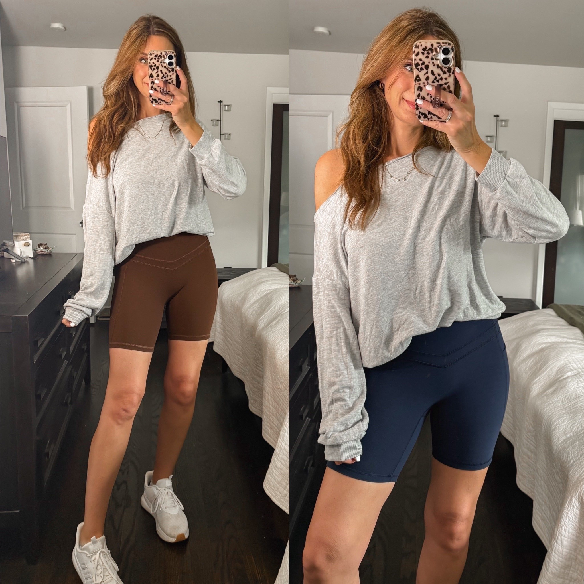 These biker shorts are so flattering! Slimming and the perfect length! Love that they are not too short or too long. They snatch the waist

Size small

#LTKootd #LTKfitnessgoals #LTKmomlife