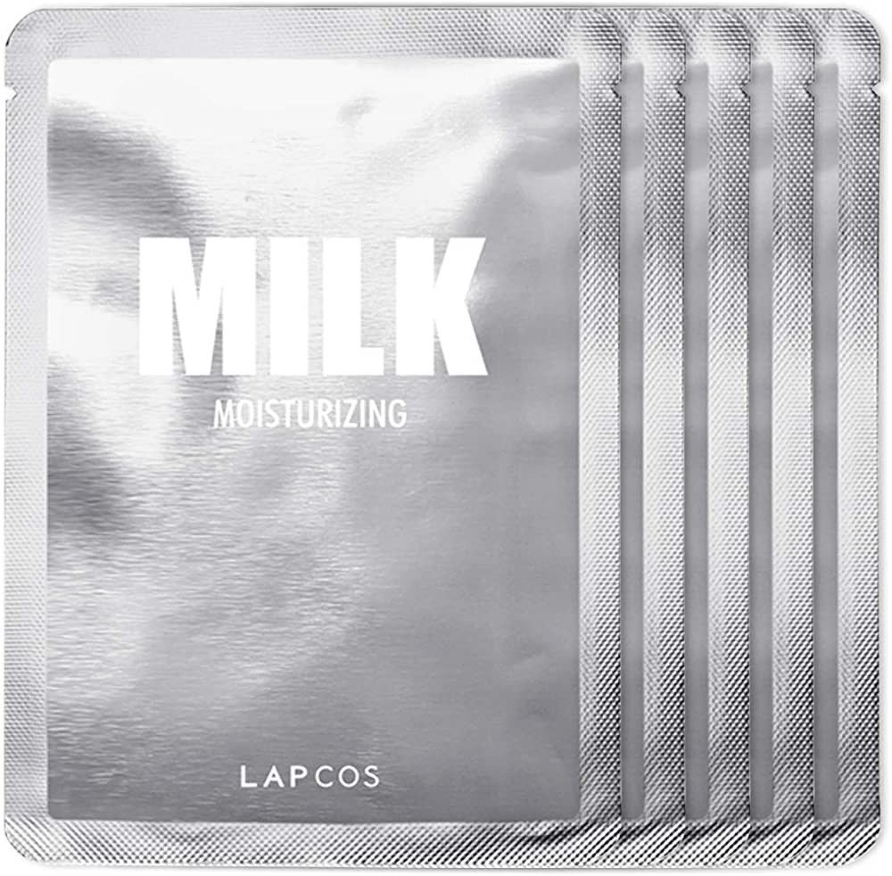 LAPCOS Milk Sheet Mask, Moisturizing Daily Face Mask to Replenish and Restore Dry Skin, Korean Be... | Amazon (CA)