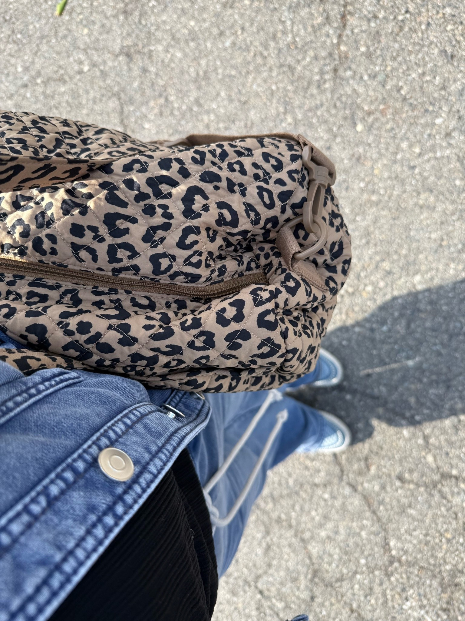 Leopard Weekender Bag from the kids section at Gap and honestly the perfect little travel find. The size is so good for a quick weekend trip or carry on and I love that the print feels subtle instead of overly leopard. Fun statement piece without trying too hard and fits way more than you’d think.

#weekendbag #travelstyle #gapfinds #leopardprint #carryonbag #weekenderbag #travelessentials #airportstyle #momfinds 

leopard weekender bag | gap kids finds | travel duffle bag | carry on essentials | weekend getaway outfit | leopard travel bag | cute duffle bag | airport travel style | gap accessories | small travel bag

#LTKTravel #LTKdayinmylife #LTKootd #LTKTravel