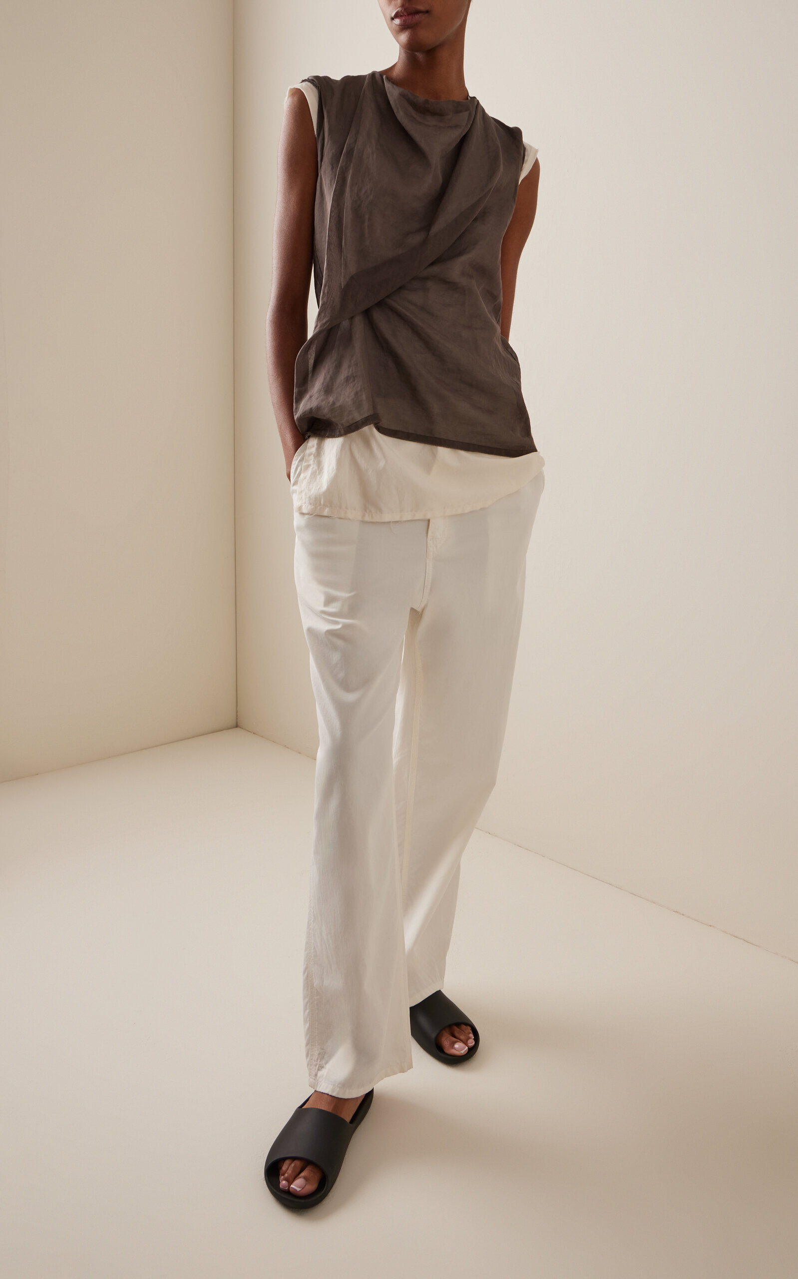 Inawa Layered Cotton Top | Moda Operandi (Global)