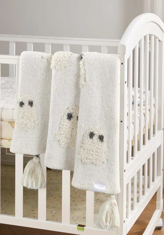 TSC x Sarah Knuth: 3D Ghost Buttery Blanket- Receiving Size | The Styled Collection