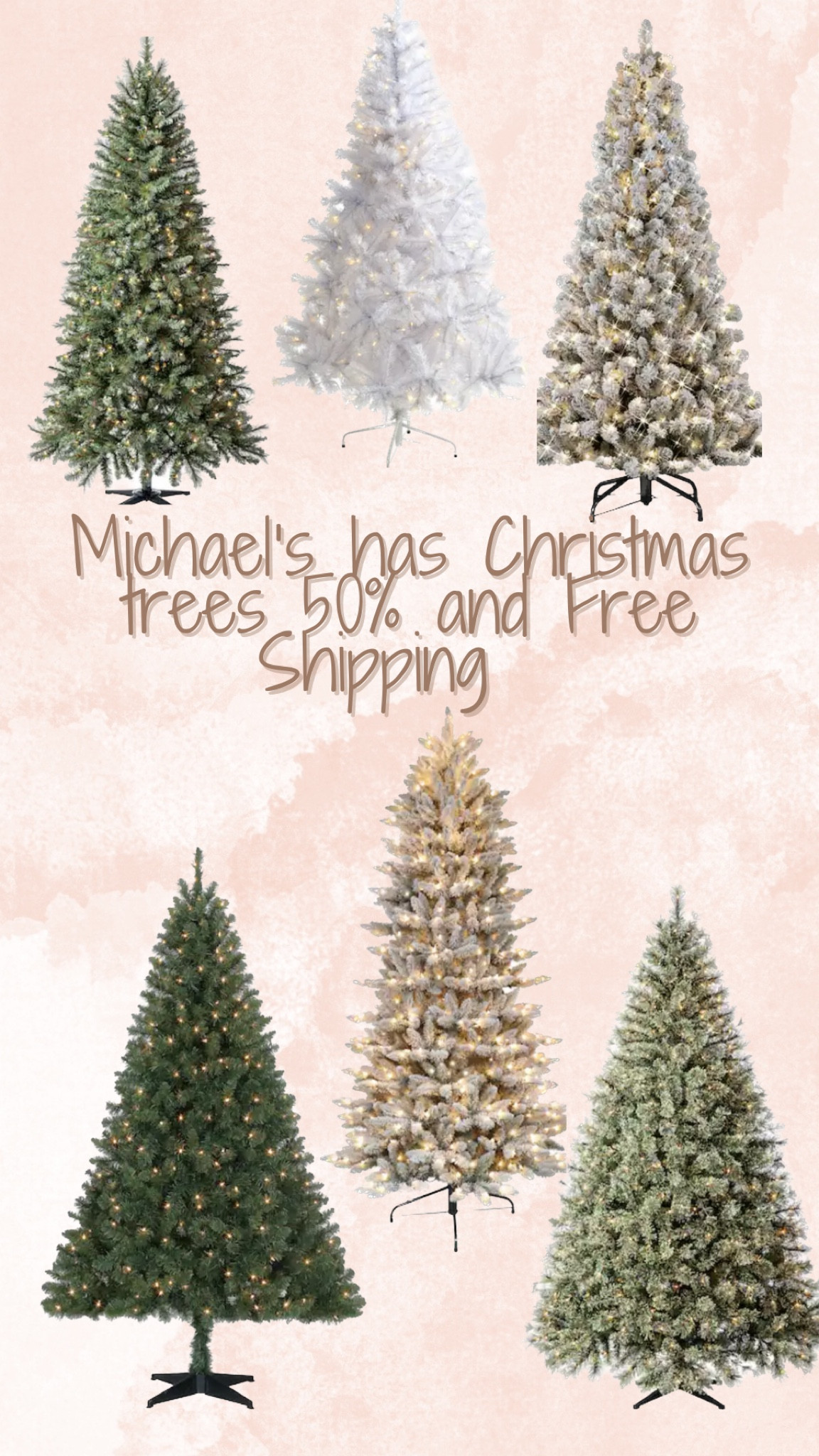 Michaels has 50% off Christmas Trees plus free shipping! 


#LTKSeasonal #LTKHoliday #LTKhome