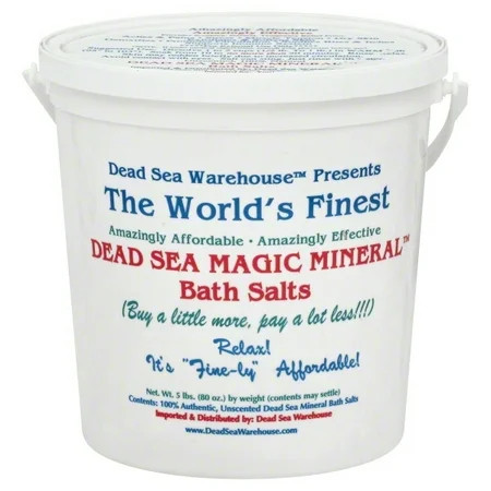 Dead Sea Warehouse-Amazing Minerals Dead Sea Bath Salts,100% Full Mineral Therapeutic Bath Salts,Hel | Walmart (US)