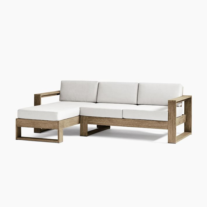Portside Outdoor 2-Piece Chaise Sectional | West Elm (US)