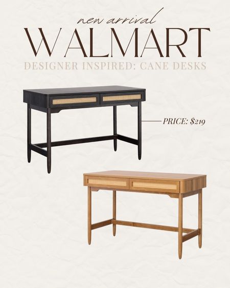 Walmart designer inspired cane desks! 

Lee Anne Benjamin 🤍

#LTKsalealert #LTKunder50 #LTKhome
