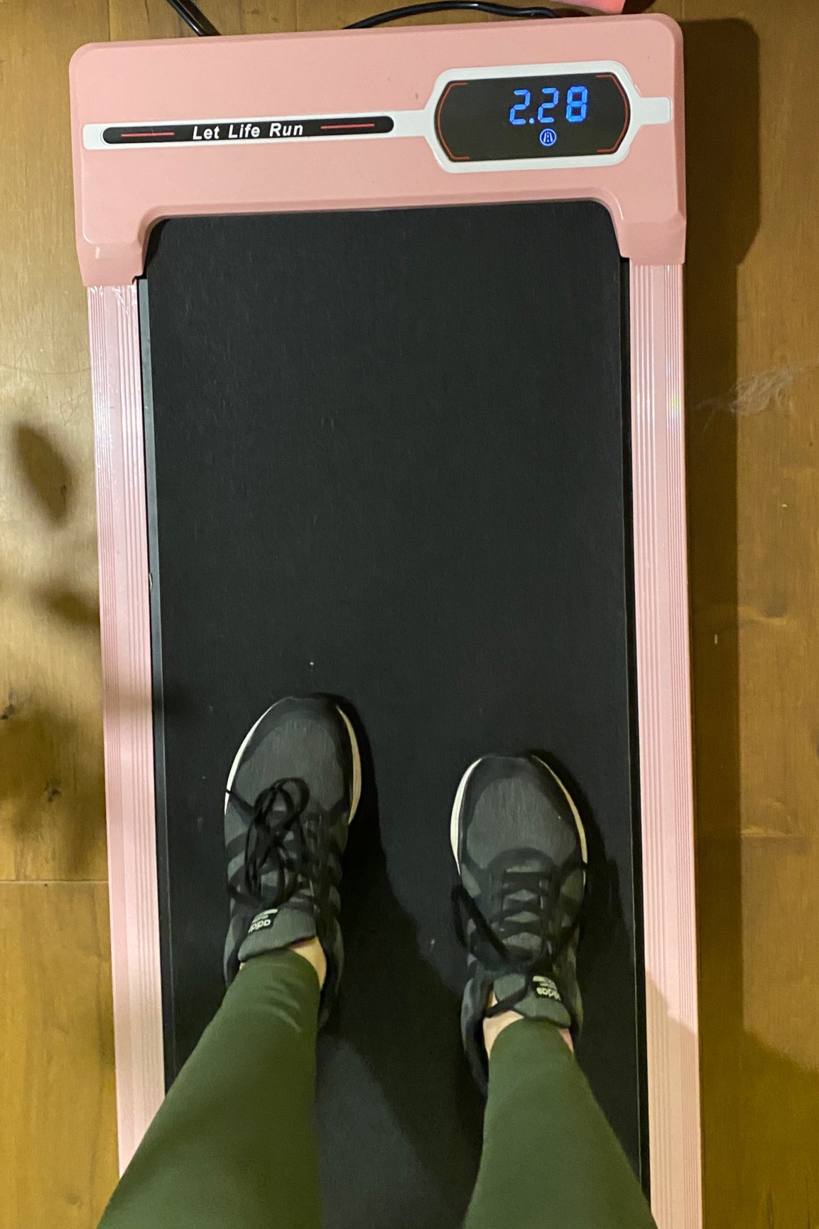 My pink walking pad is my best friend. It’s so quiet and light enough to roll to other rooms or under my desk. Even goes up to 5mph so you can jog. Love it!! 

Linking my sneakers and favorite workout leggings too. Would all make great gifts for the active person in your life or person looking to get healthy in 2025! 

Amazon finds, workout outfit, walking pad, sale alert 

#LTKGiftGuide #LTKActive #LTKFitness