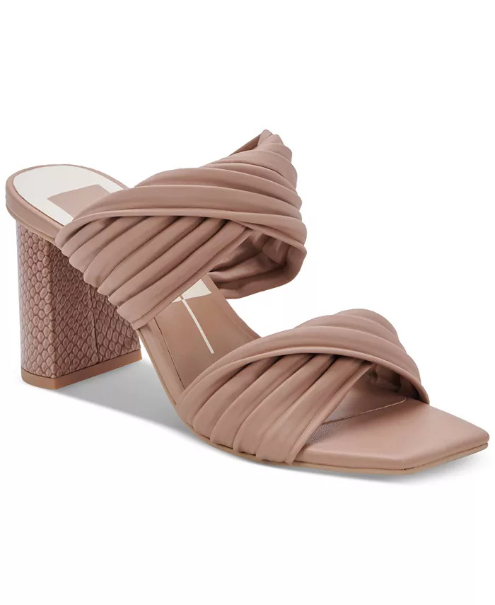 Women's Pilton Soft-Volume Block-Heel Dress Sandals | Macy's