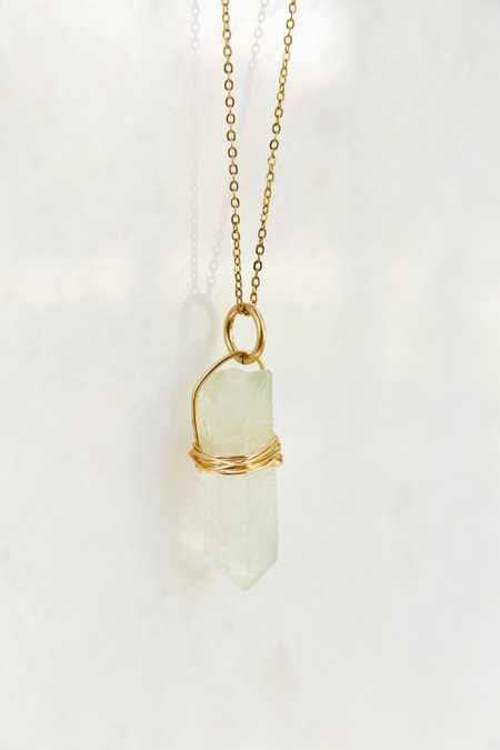 Wrapped Crystal Necklace | Urban Outfitters US