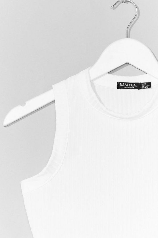 Race You to the Crop Ribbed Tank Top | NastyGal (US & CA)