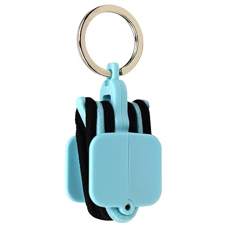 Hair Tie Hub Portable Hair Tie Holder: Stylish Hair Tie Organizer with 3 Bonus Hair Ties (Light B... | Amazon (US)