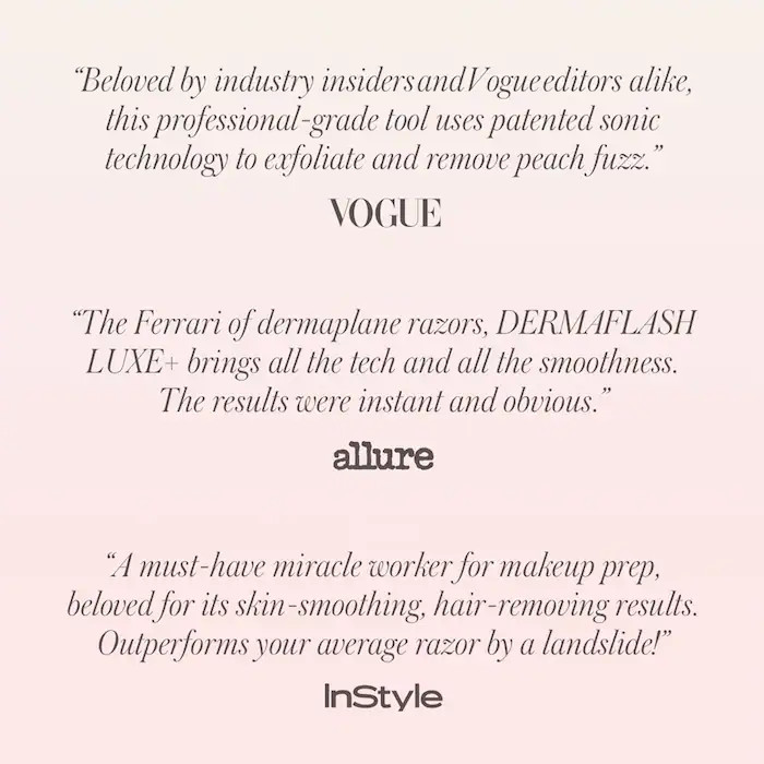 LUXE+ Advanced Sonic Dermaplaning + Peach Fuzz Removal | Sephora (US)