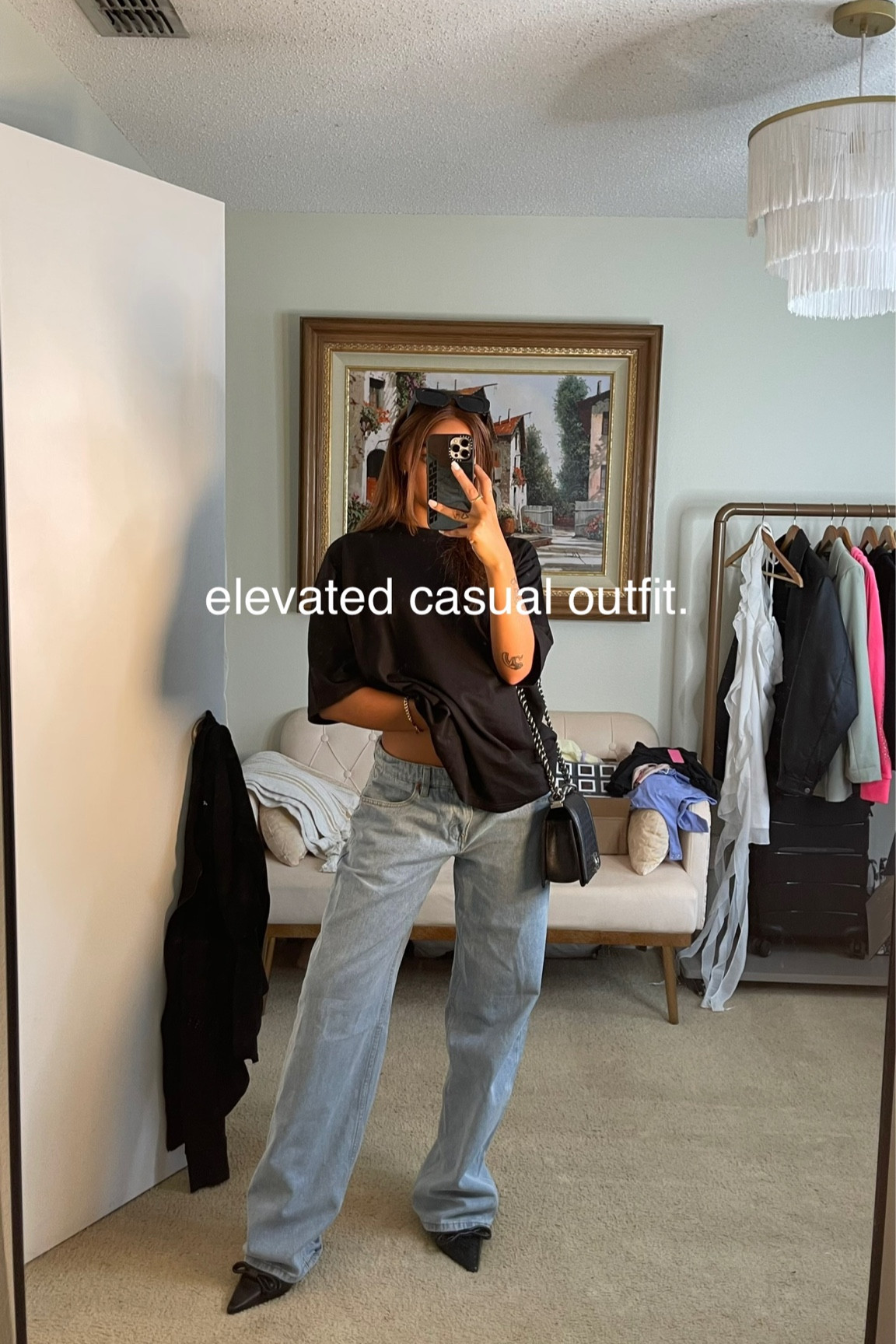 baggy outfits with pointed toe heels 🤌🏽 

oversized t shirt, baggy jeans, loose jeans, baggy shirt, casual outfit, cool girl style 

#LTKshoecrush #LTKstyletip #LTKFind