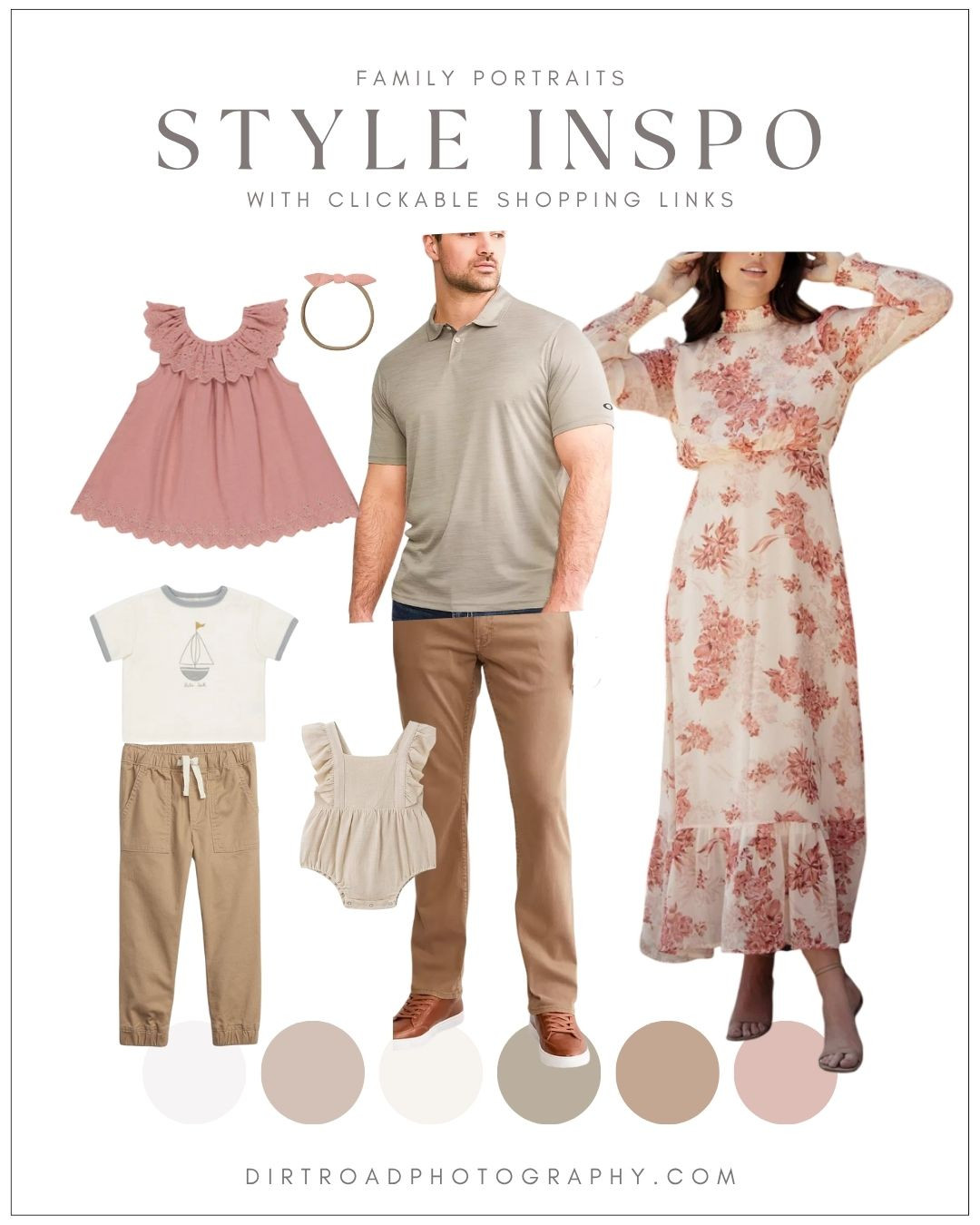Warm earthy tones with a hint of pink—these outfits for family pictures are cozy, casual, and camera-ready.
#photographerstyleguide #springfamilystyle #ltkfamily

#LTKSaleAlert #LTKKids #LTKStyleTip
