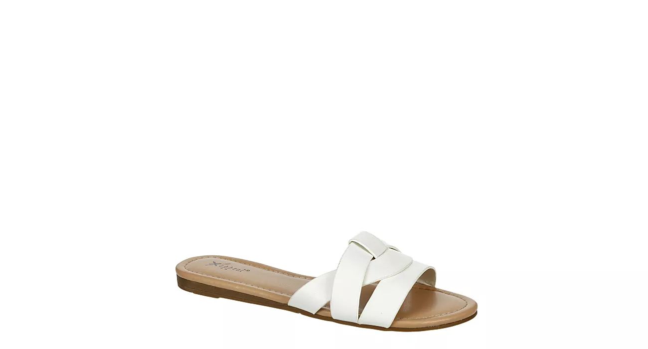 Xappeal Womens Maddy Slide Sandal - White | Rack Room Shoes