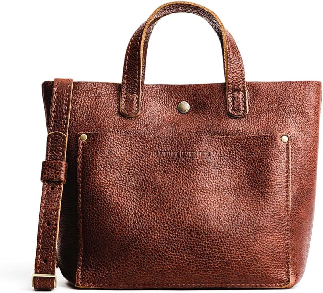 Portland Leather Goods Mini Crossbody Tote Bag for Women | Amazon (US)