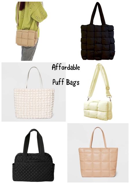 Puff and quilted bags. Affordable Weekender  

#LTKitbag #LTKstyletip #LTKunder50