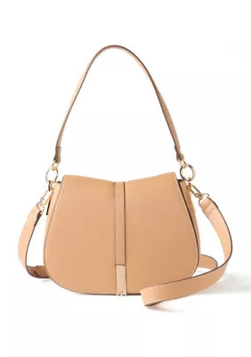 Anne Klein Medium Flap Crossbody with Detachable Strap | Belk