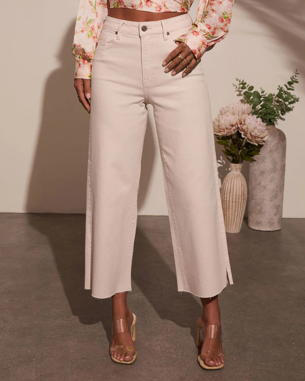 Sophie Super Stretch Wide Leg Jeans | VICI