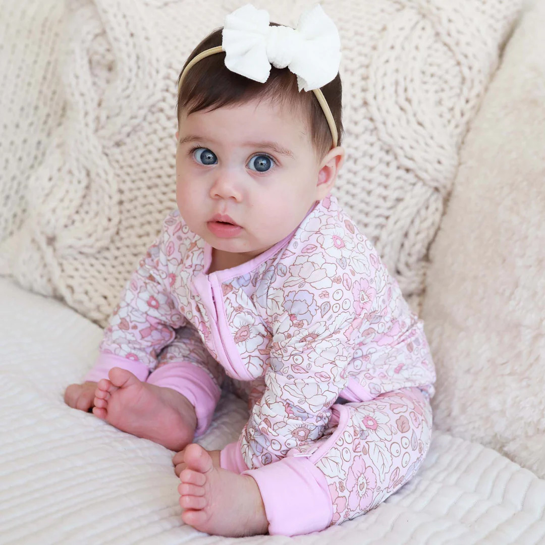 Penelope's Poppies Convertible Zip Romper | Caden Lane