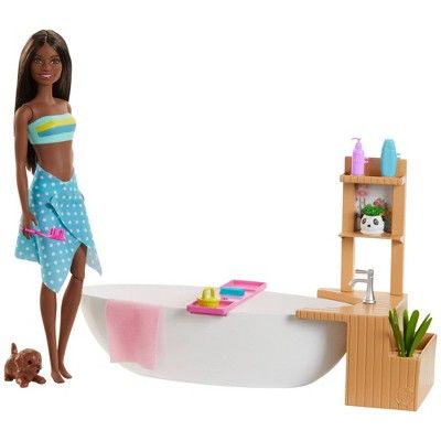 Barbie Fizzy Bath Brunette Doll and Playset | Target