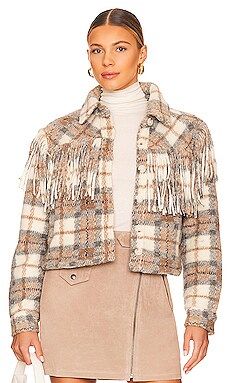 BLANKNYC Fringe Cropped Jacket in Take Note from Revolve.com | Revolve Clothing (Global)