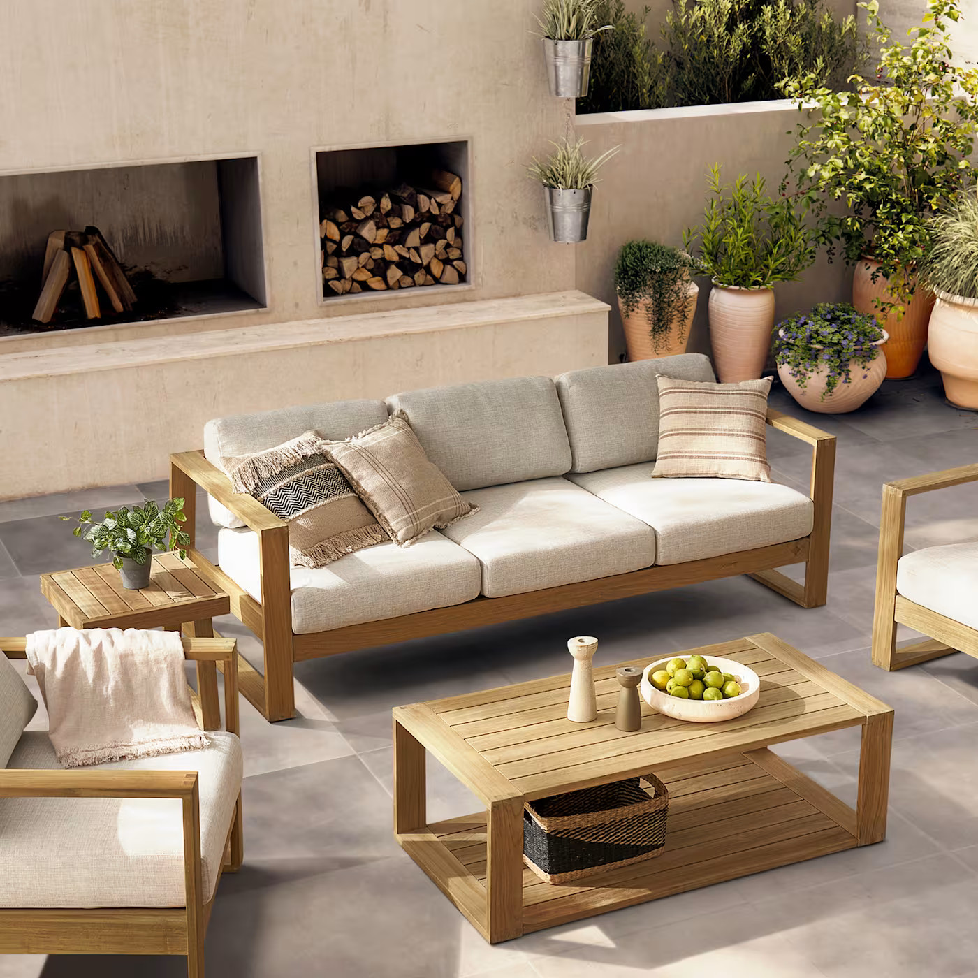 Rio Outdoor Teak SofaSitewide Sale | Castlery US