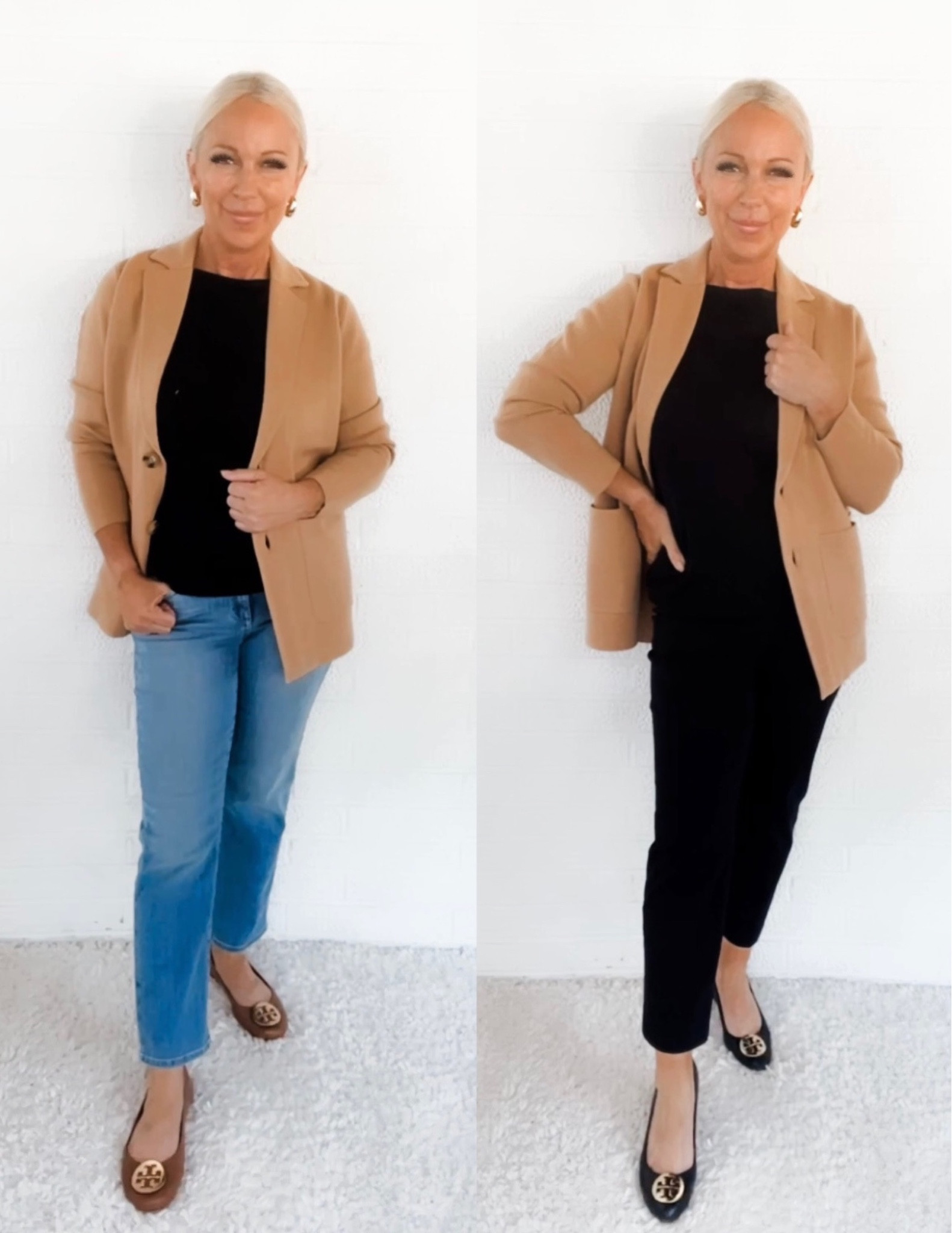 SALE! Camel sweater blazer is on sale 30% off plus an additional 15% off. LAST DAY TO SAVE!

#LTKworkwear #LTKover40 #LTKsalealert