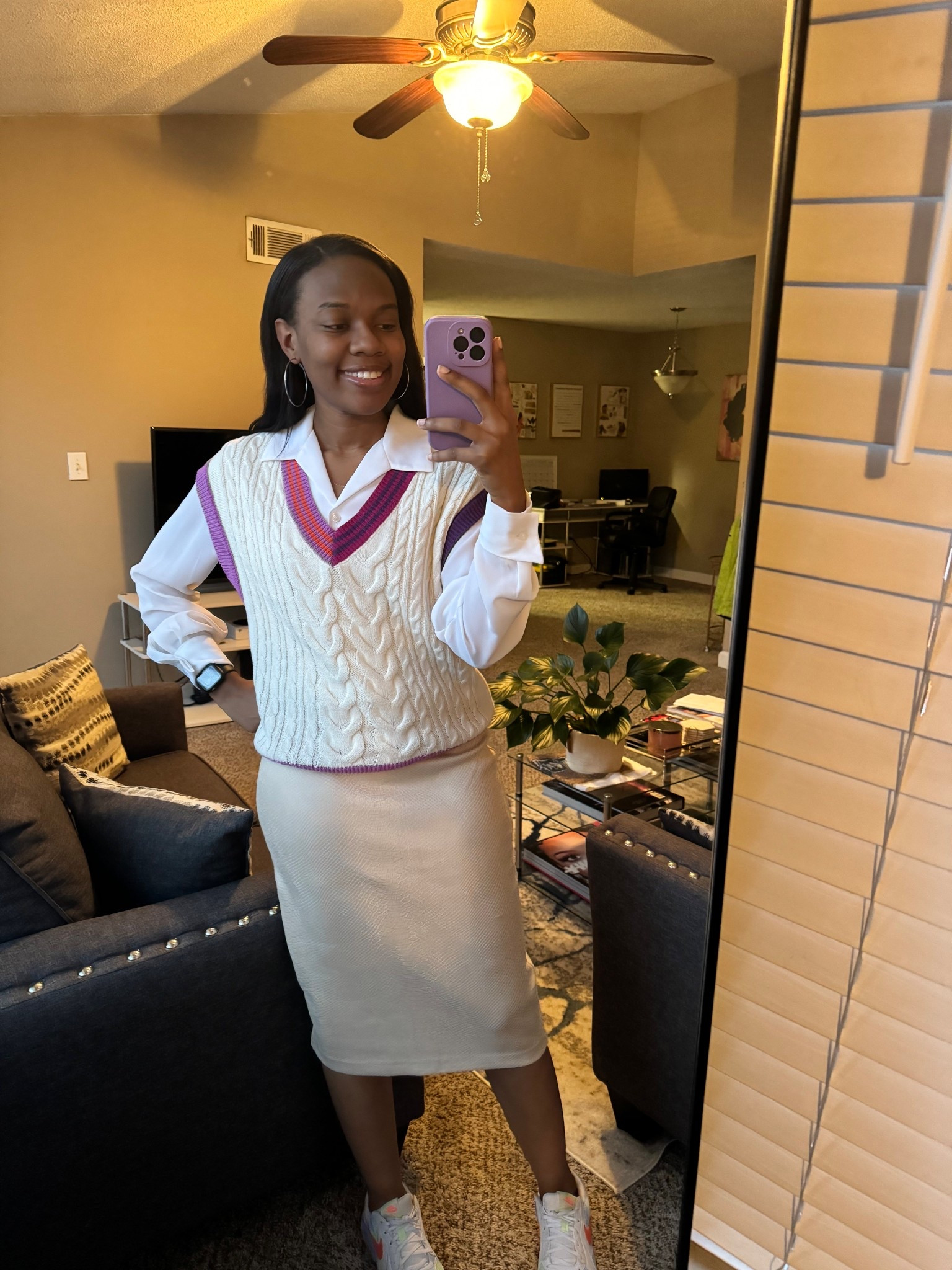 This multicolored cream vest from @Target is out of stock, but a dupe can be found on Amazon💗🤍💜

#LTKdayinmylife #LTKgrwm #LTKootd