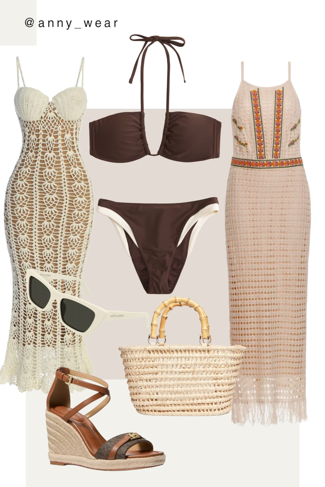 Vacation outfits

Brown bikini set
Michael Kors sandals 
Triangle Bikini Top
Saint Laurent Sunglasses 
Brown Espadrille
Crochet Maxi Dress
Brown top
White sunglasses 
White cover up
White Crochet dress
White crochet cover up 
Brown bottom 
vacation sets 
sundresses 
vacation wear 
summer dresses
summer vacation dresses
light summer 
bikini set
transitional outfit
spring break outfit
spring break 2025
spring break dress
college spring break
recent spring break

warm weather outfits get away outfits vacay outfits sundress season beach vacay resort 2025 swimsuits 2025 swim 2025 resort wear 2025 winter travel cruise attire cruise dress tropical outfit cruise essentials cruise must haves cruise outfits greece dress greece outfits greece vacation ibiza outfits vacation positano outfit nice sundress outfits for greece outfits for Italy vegas bachelorette vegas concert vegas day outfits vegas dress rich girl vegas fashion vegas looks vegas outfits vegas pool party vacation sets vacation looks vacation wear rust dress spain outfits italy outfits italy spring outfits italy summer outfits italy summer italy fashion italy vacation italy dress cupshe swimwear cupshe swimsuit cupshe swim cupshe bikini cupshe coverup bali outfits costa rica costa rica outfits tropical dress tropical vacation outfits tropical maxi dress tropical outfits tropical vacation tropical vacation dress Mango outfits sunday brunch going out outfits photoshoot outfits dinner date outfit ssense work party outfit zara outfit paris outfit casual wardrobe europe outfits saks 5th avenue new york outfits city street styles new york city ltku over 40 capsule wardrobe popular today summer looks city outfits saksfifthavenue casual spring outfit classy casual everyday necklace #LTKHoliday #LTKSeasonal #LTKstyletip #LTKU #LTKbeauty 

#LTKSwim #LTKFindsUnder100 #LTKTravel