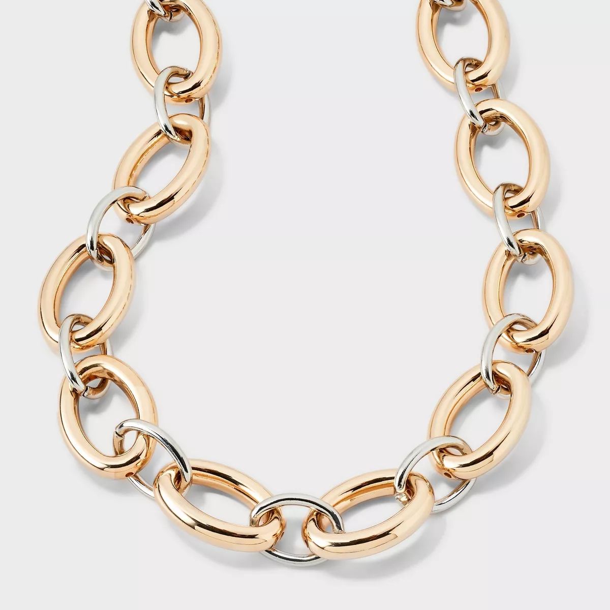 Ring Link Necklace - A New Day™ Gold/Silver | Target