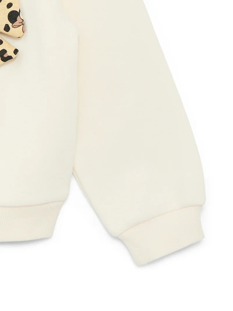 Minnie Mouse Toddler Girls Fleece Novelty Crew Sweater, Sizes 2T-5T | Walmart (US)