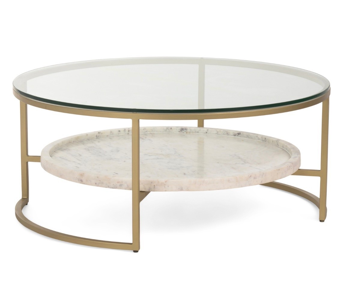 Marble and gold coffee table
Howard Elliott coffee table
Tjmaxx finds
Home finds 

#LTKHome #LTKOver40 #LTKSaleAlert