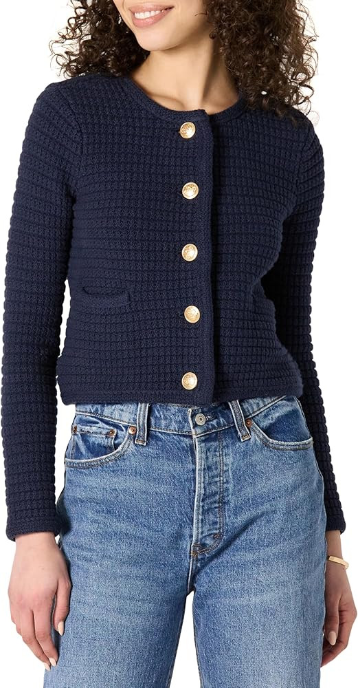 Amazon Essentials Women's Regular-Fit Midweight Cardigan Sweater | Amazon (US)