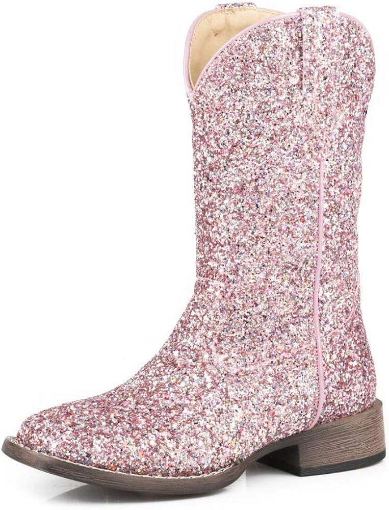ROPER Toddler-Girls' Glitter Galore Western Boot Square Toe | Amazon (US)