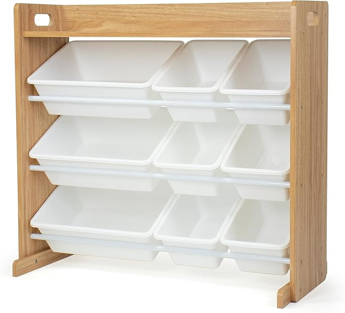 Humble Crew Toy Storage Organizer with 9 Removable Storage Bins for Kids Playroom, 3-Tier with To... | Amazon (US)