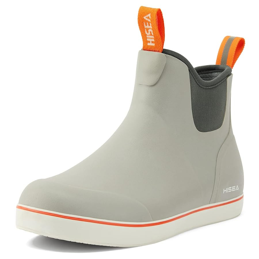 HISEA Women's Ankle Rain Boots, Rubber Fishing Deck Boots, Garden Boots for Women Waterproof | Amazon (US)
