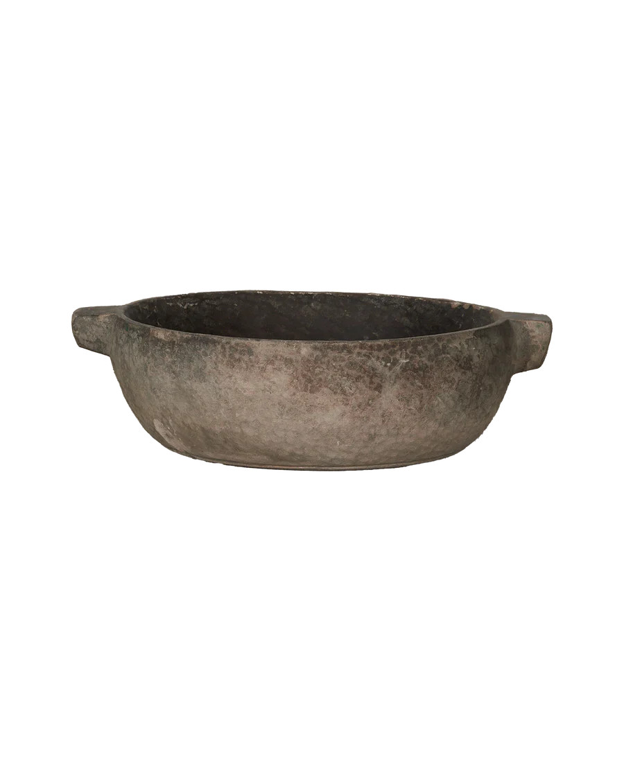 Olive Ateliers Vintage Stone Bowl from India | Olive Ateliers