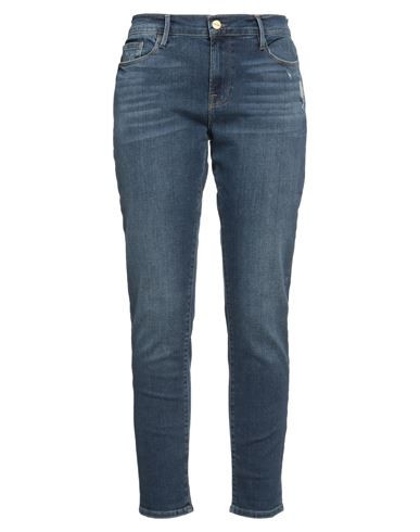 Frame Woman Jeans Blue Size 25 Cotton, Polyester, Elastane | YOOX (US)