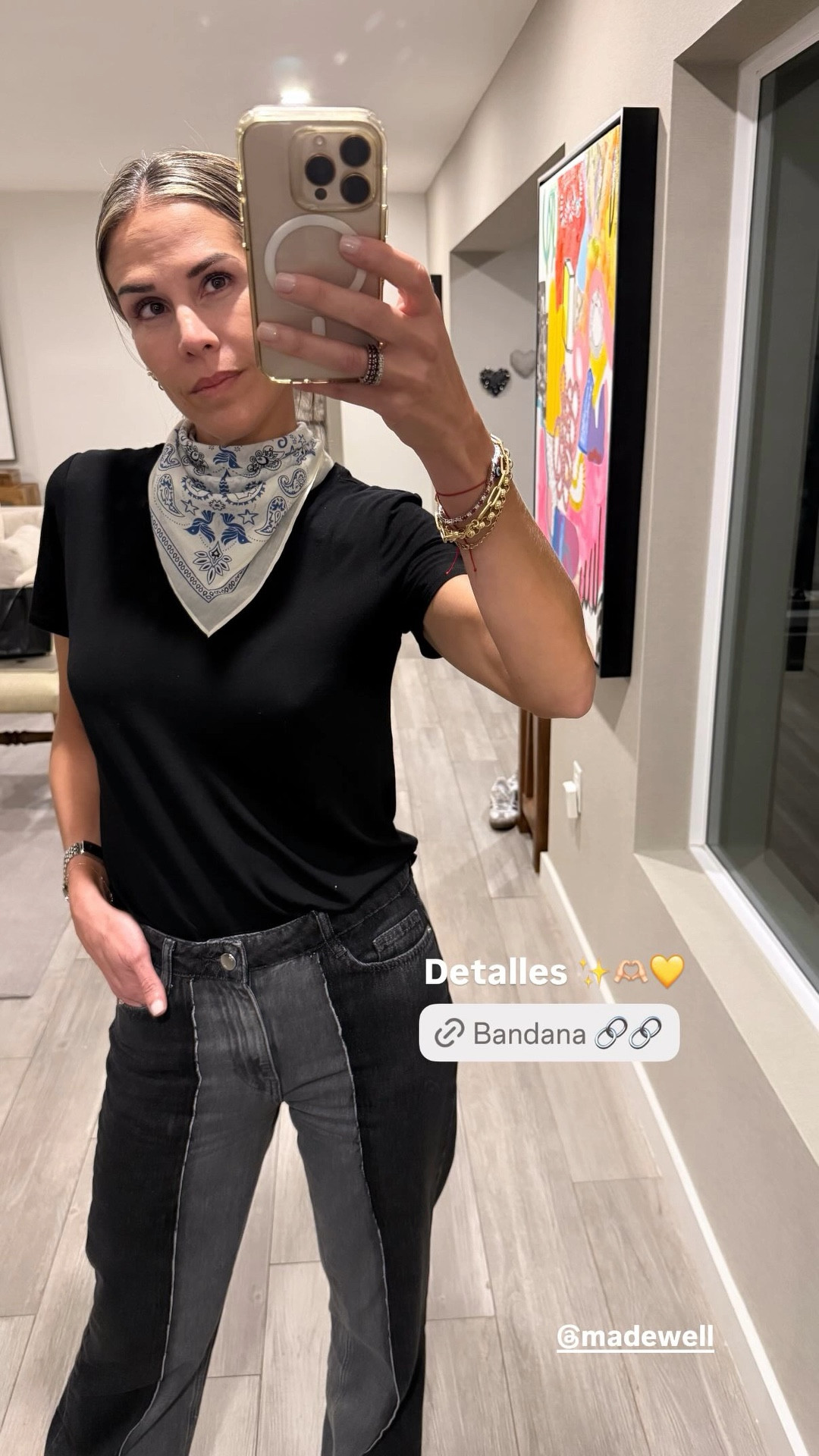  Details ✨🫶🏻💛

#bandana 
@madewell

#LTKgrwm